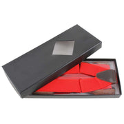 Knightsbridge Neckwear Luxury Braces - Red