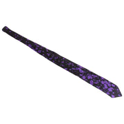 Knightsbridge Neckwear Paint Splash Tie - Black/Purple