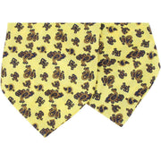 Knightsbridge Neckwear Paisley Silk Cravat - Yellow