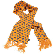 Knightsbridge Neckwear Paisley Silk Scarf - Gold/Navy