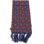 Knightsbridge Neckwear Paisley Silk Scarf - Navy/Red