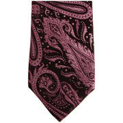 Knightsbridge Neckwear Paisley Silk Skinny Tie - Purple