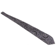 Knightsbridge Neckwear Paisley Silk Tie - Grey
