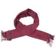 Knightsbridge Neckwear Pin Dot Dress Scarf - Burgundy