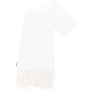 Knightsbridge Neckwear Plain Silk Scarf - White
