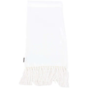 Knightsbridge Neckwear Plain Silk Scarf - White