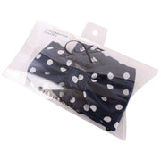 Knightsbridge Neckwear Polka Dot Silk Bow Tie - Navy/White