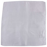 Knightsbridge Neckwear Ribbed Silk Pocket Square - Silver