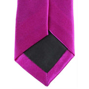 Knightsbridge Neckwear Skinny Polyester Tie - Hot Pink