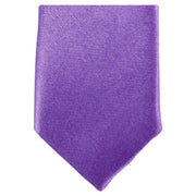 Knightsbridge Neckwear Skinny Polyester Tie - Lilac Purple