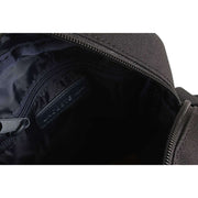 Lacoste Neocroc Canvas Vertical Zip Crossbody Bag - Black