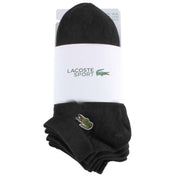 Lacoste Sports 3 Pack Trainer Socks - Black