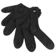 Lacoste Sports High Cut 3 Pack Socks - Black