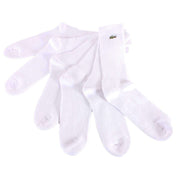 Lacoste Sports High Cut 3 Pack Trainer Socks - White