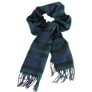 Locharron of Scotland Bowhill Mackay Modern Lambswool Scarf - Green/Navy