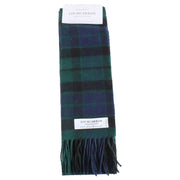 Locharron of Scotland Bowhill Mackay Modern Lambswool Scarf - Green/Navy