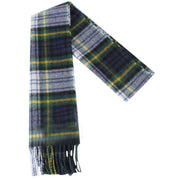 Locharron of Scotland Gordon Dress Modern Lambswool Scarf - Green/Navy/Yellow