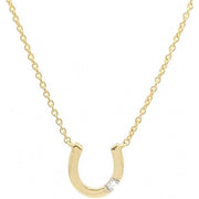 Mark Milton Diamond Horseshoe Necklace - Gold