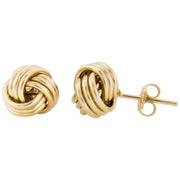 Mark Milton Knot Stud Earrings - Yellow Gold