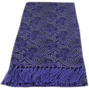 Michelsons of London All Over Paisley Silk Scarf - Purple