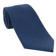 Michelsons of London Basic Neat Polyester Tie - Teal Blue