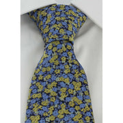 Michelsons of London Blurred Floral Tie and Pocket Square Set - Yellow