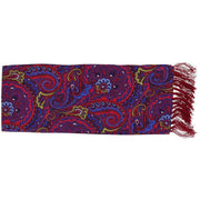 Michelsons of London Bright Paisley Silk Scarf - Pink