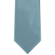 Michelsons of London Bright Puppytooth Polyester Tie - Teal Blue