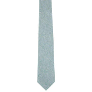 Michelsons of London Complex Paisley Polyester Tie and Pocket Square Set - Green