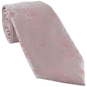 Michelsons of London Delicate Floral Wedding Tie and Pocket Square Set - Dusty Pink