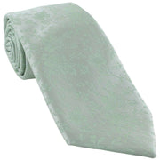 Michelsons of London Delicate Floral Wedding Tie and Pocket Square Set - Mint