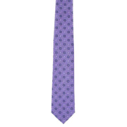 Michelsons of London Floral Neat Polyester Tie - Lilac