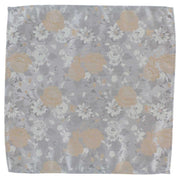 Michelsons of London Floral Wedding Tie and Pocket Square Set - Gold/Ecru