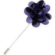 Michelsons of London Flower Lapel Pin - Lilac