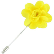 Michelsons of London Flower Lapel Pin - Yellow