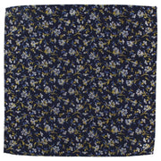 Michelsons of London Irregular Floral Tie and Pocket Square Set - Yellow
