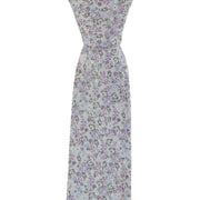 Michelsons of London Micro Floral Silk Tie - Lilac