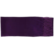 Michelsons of London Narrow Textured Silk Dress Scarf - Purple