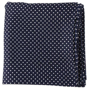 Michelsons of London Pin Dot Handkerchief - Navy/White