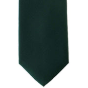 Michelsons of London Plain Ployester Tie - Green