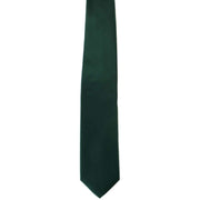 Michelsons of London Plain Ployester Tie - Green