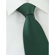 Michelsons of London Plain Ployester Tie - Green