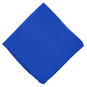 Michelsons of London Plain Silk Handkerchief - Blue