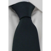 Michelsons of London Plain Silk Tie - Green