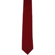Michelsons of London Plain Silk Tie - Red