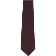 Michelsons of London Plain Silk Tie - Wine