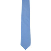 Michelsons of London Semi Plain Tie and Pocket Square Set - Ice Blue
