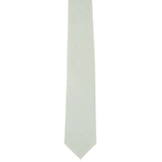 Michelsons of London Semi Plain Tie and Pocket Square Set - Ivory