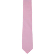 Michelsons of London Semi Plain Tie and Pocket Square Set - Pink