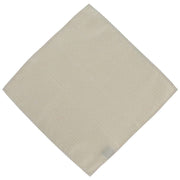 Michelsons of London Semi Plain Tie and Pocket Square Set - Taupe